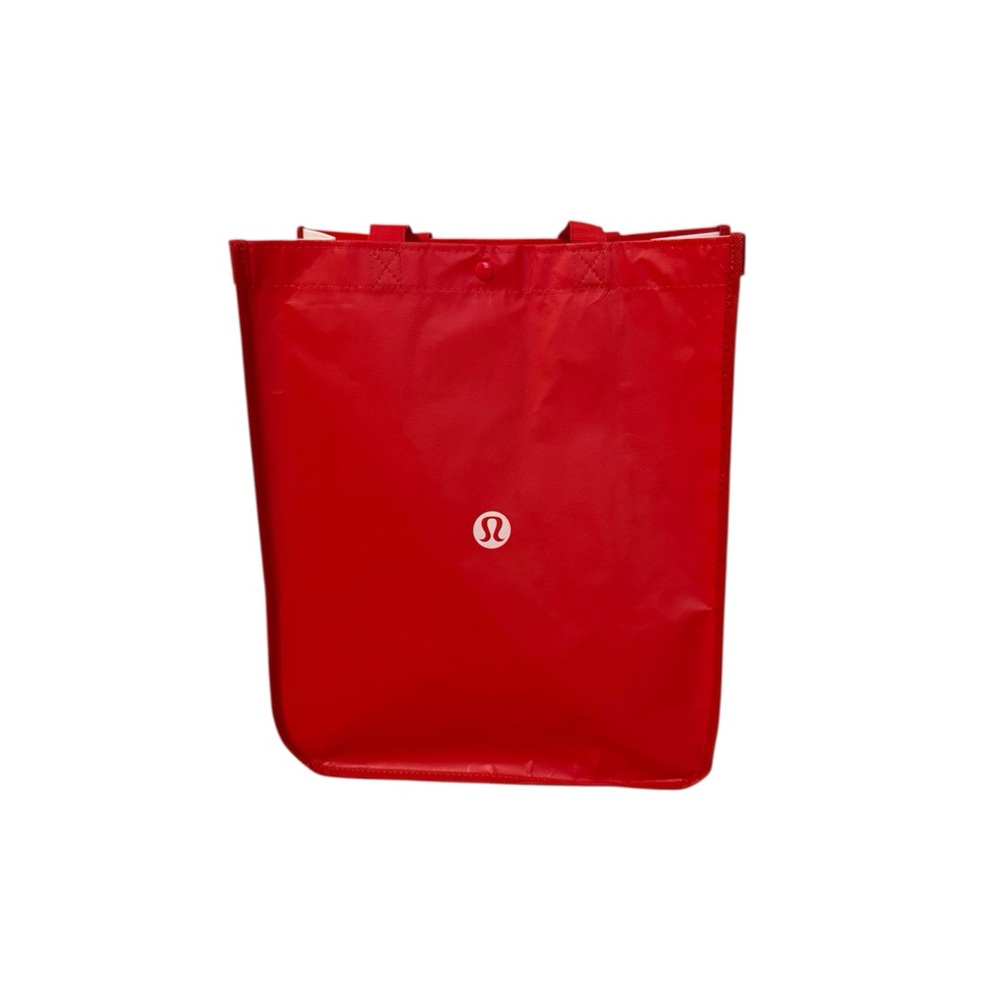 Lululemon Athletica Red and White Reusable Bag - Picture 5 of 8